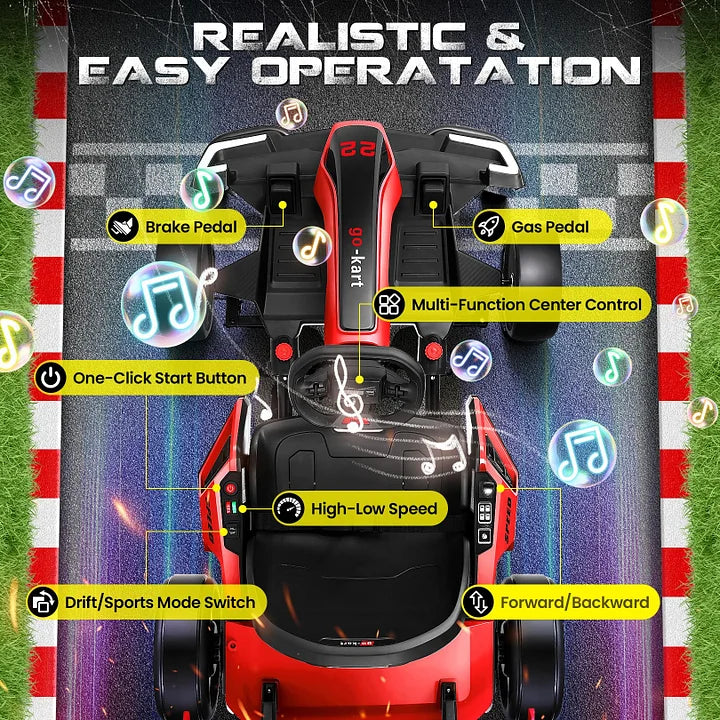 Kids Electric Go-Kart – SpeedX Racing Kart